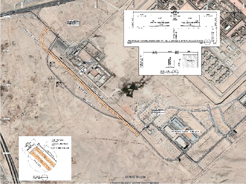 INDUSTRIAL CITY RIYADH 3 – DESIGN OF WATER SUPPLY PIPELINE CONNECTION